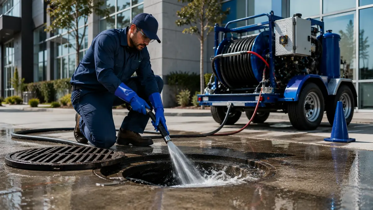 Commercial Hydro Jet Drain Cleaning in Inglewood
