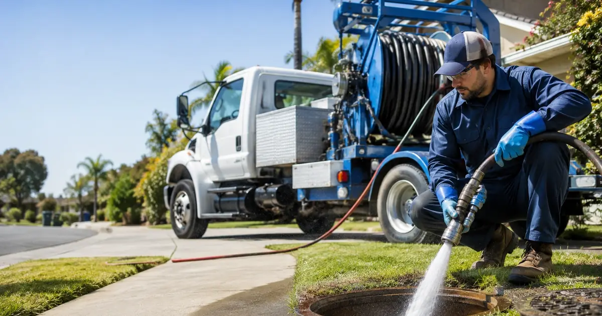 Hydro jet sewer cleaning Inglewood