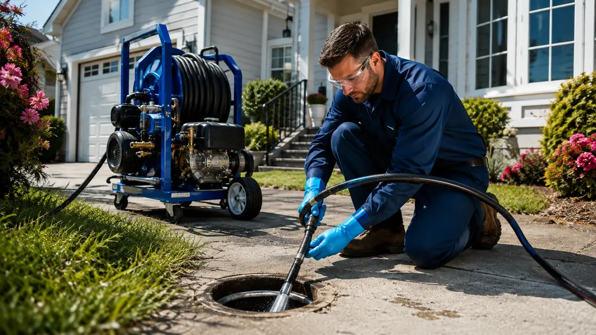Residential Hydro Jet Drain Cleaning in Inglewood