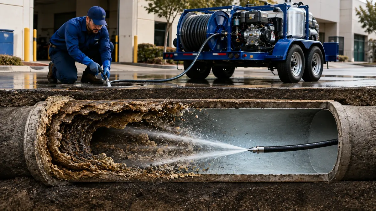 Sewer Pipe Descaling in Inglewood